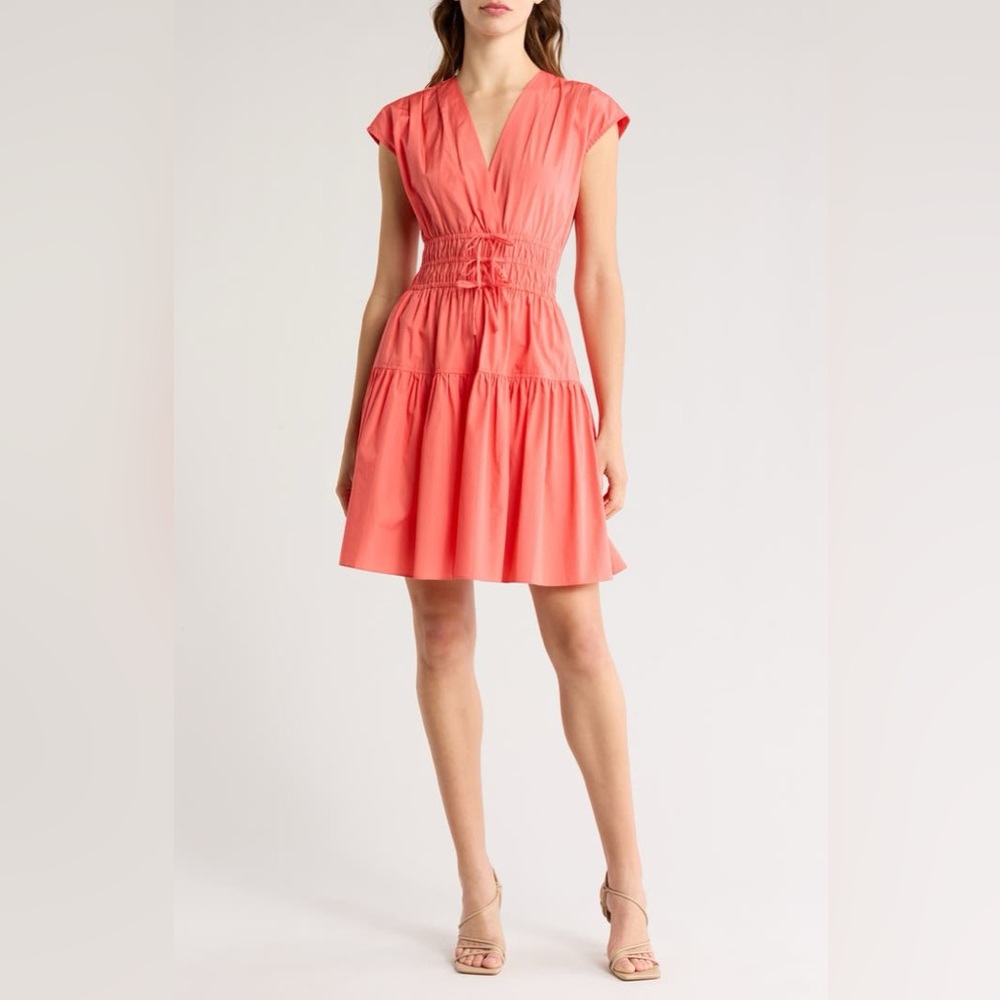 Derek Lam 10 Crosby Tora Fit and Flare Cotton Dress